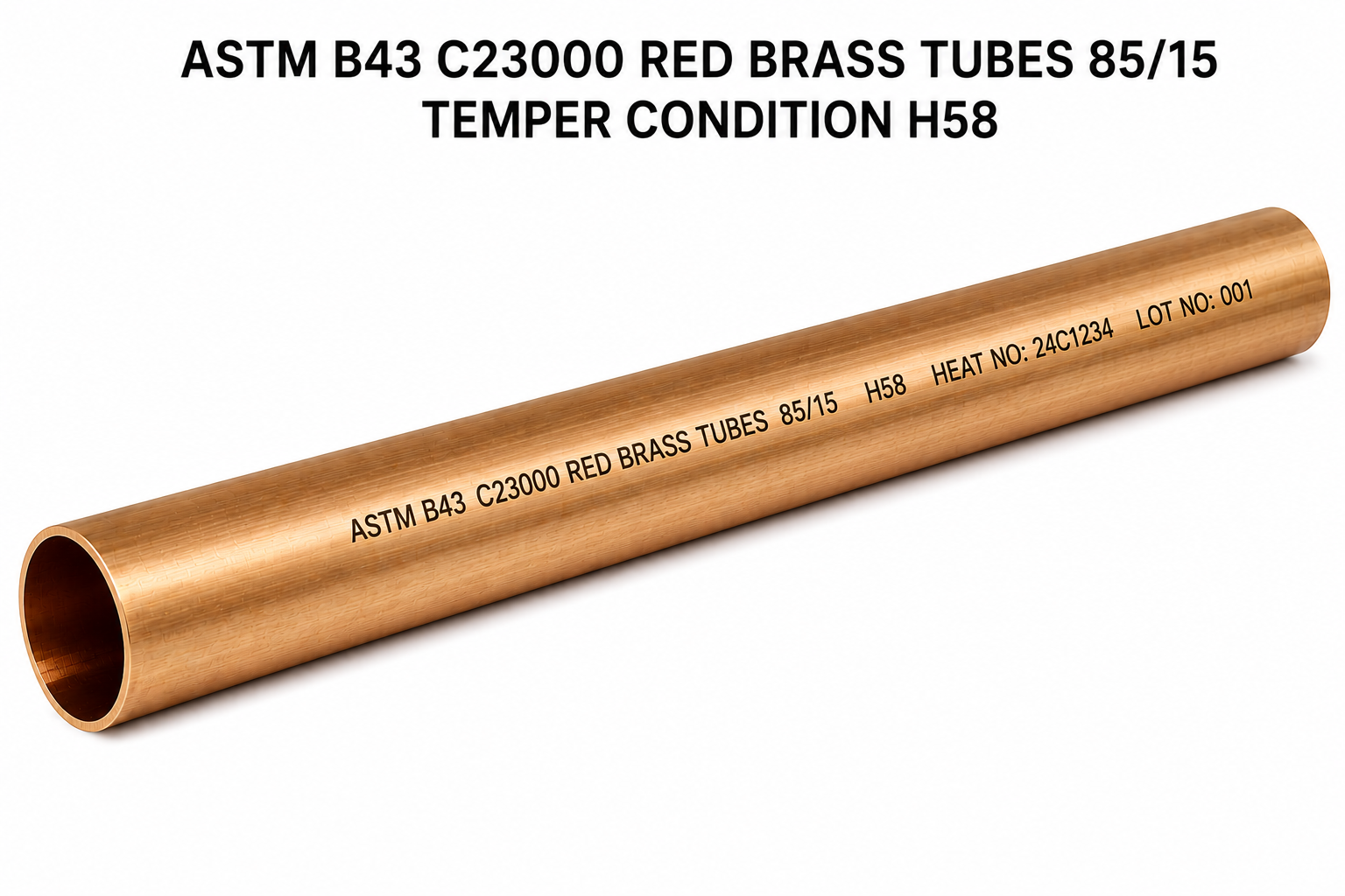 85/15 Red Brass Tubes